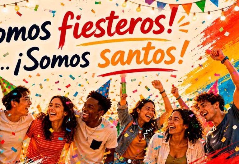 ¡Somos fiesteros… somos santos!