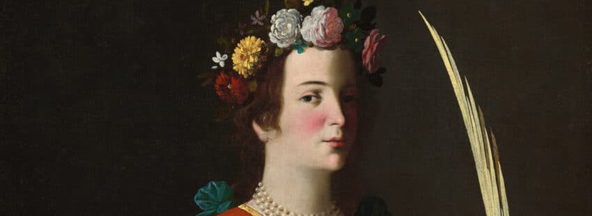 La verdadera historia de santa Lucía. Esta es una representación de la santa según Francisco de