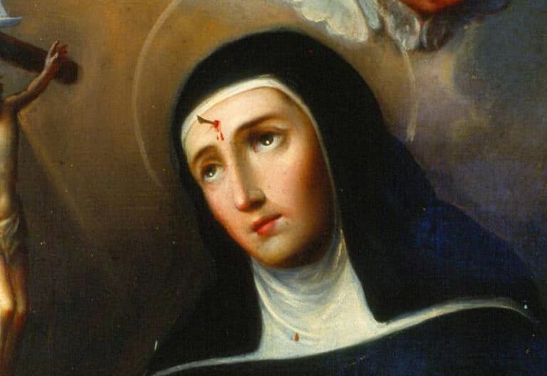 Por qué santa Rita es patrona de lo imposible. En esta representación de Miguel Mateo Maldonado y