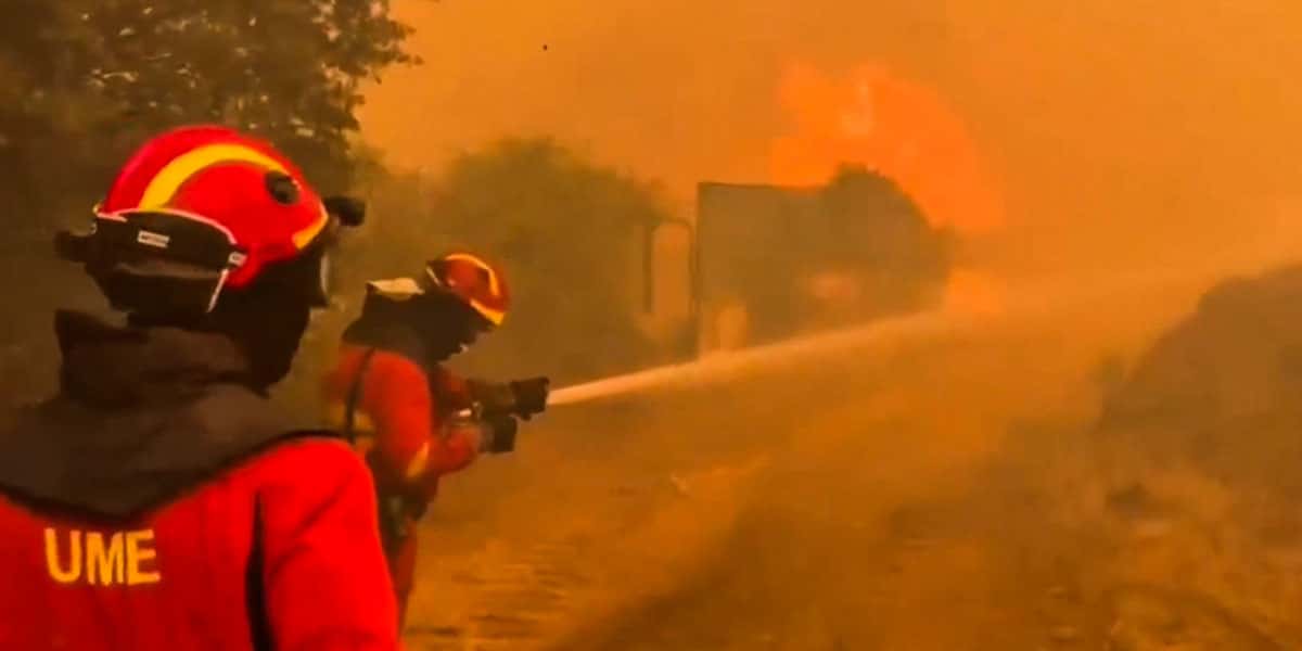 Incendio en Ávila