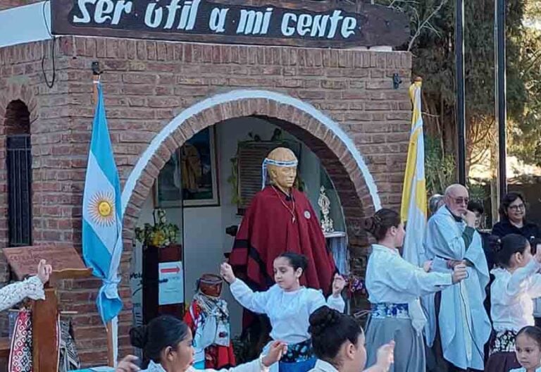 Chimpay conmemoró el 140° aniversario de Ceferino Namuncurá