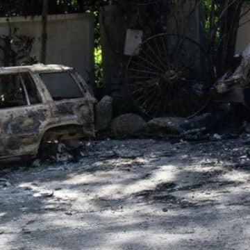 auto incendiado
