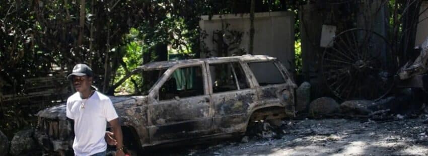 auto incendiado