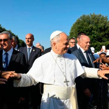 León XIV, en la JMJ franciscana en Asís