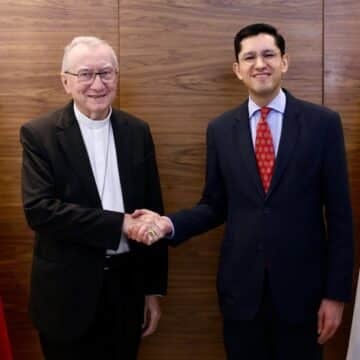 El cardenal Parolin en México