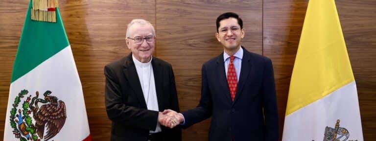 El cardenal Parolin en México