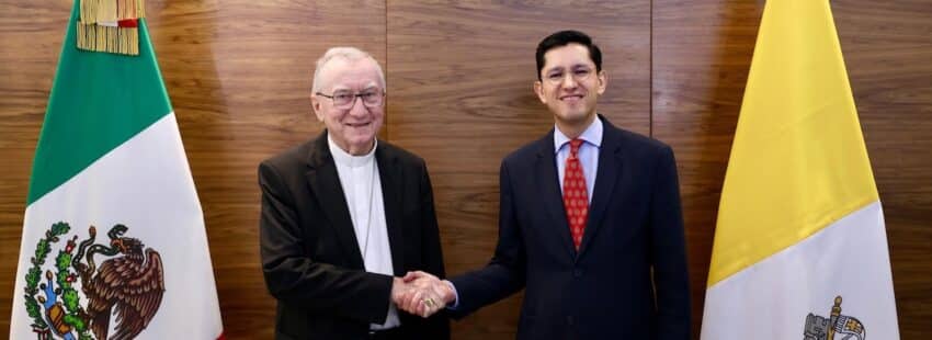 El cardenal Parolin en México