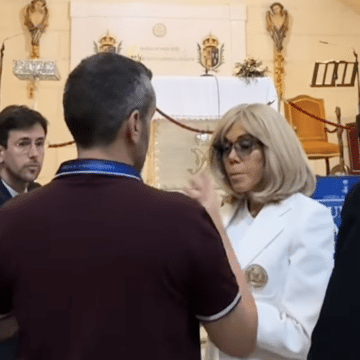 Brigitte Macron en la Almudena