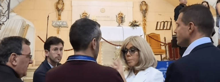 Brigitte Macron en la Almudena