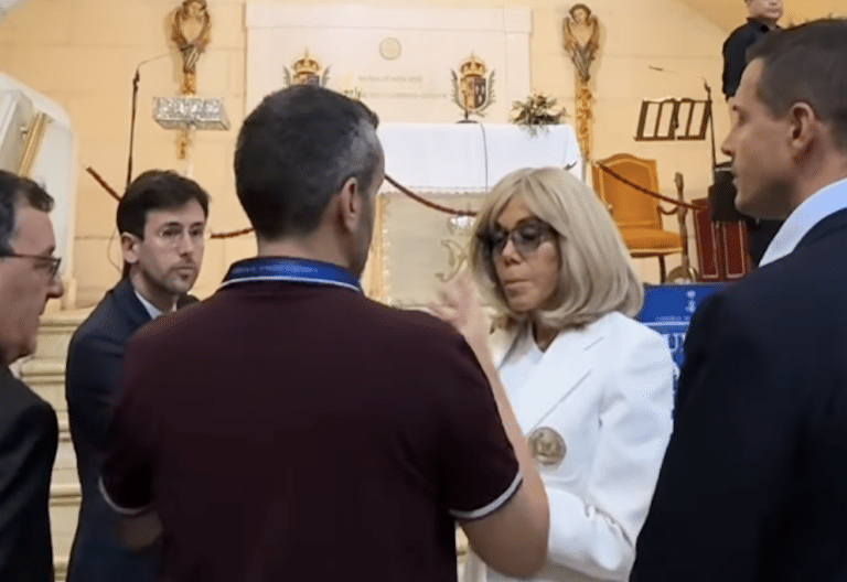 Brigitte Macron en la Almudena