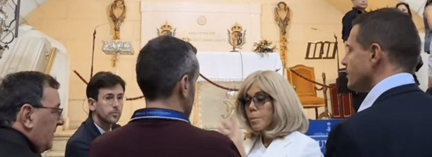 Brigitte Macron en la Almudena