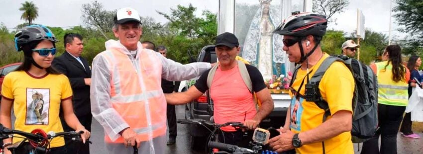 Los jóvenes del NEA peregrinaron al Santuario mariano de Itatí