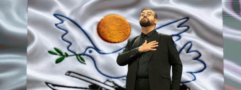 Manu Sánchez durante el monólogo