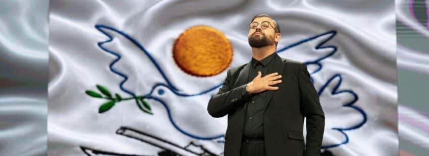 Manu Sánchez durante el monólogo