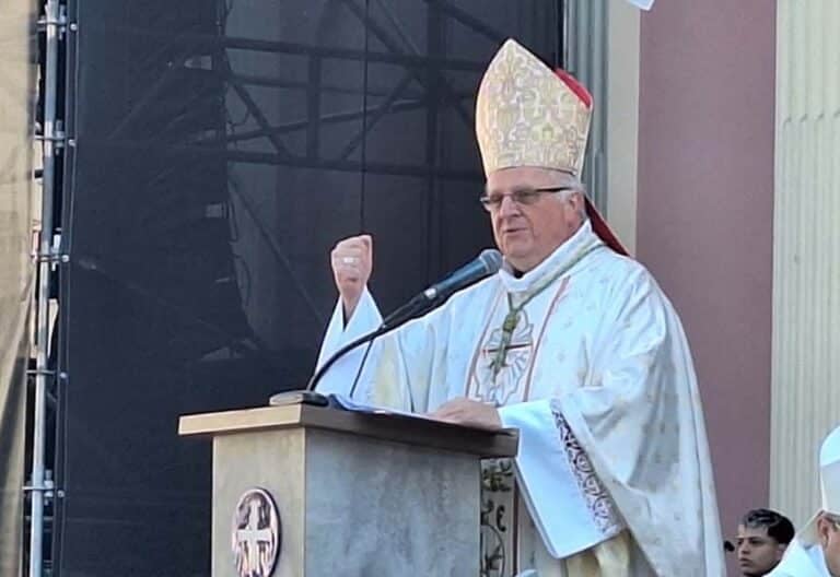 El nuncio apostólico en Argentina manifestó la cercanía del papa León XIV