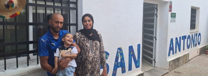 Migrantes en la Casa San Antonio de Ceuta