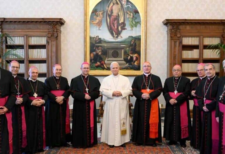 Los obispos uruguayos se reunieron con el papa León XIV