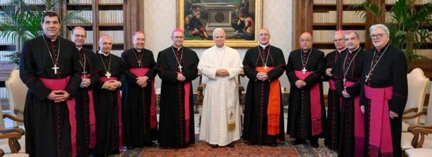 Los obispos uruguayos se reunieron con el papa León XIV