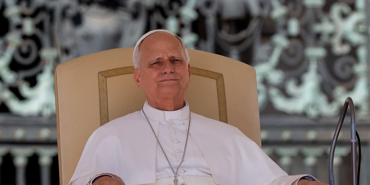 El papa León XIV en la audiencia general