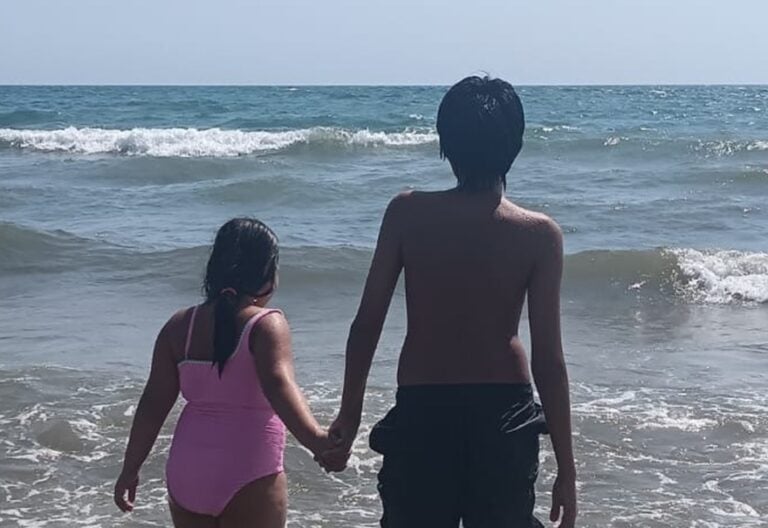Soeh y Saúl. Foto: Familia Parada