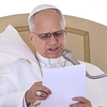 El papa León XIV, en la audiencia general