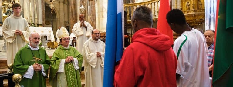 Ramón Valdivia, en la catedral de Cádiz. Foto: Diócesis de Cádiz