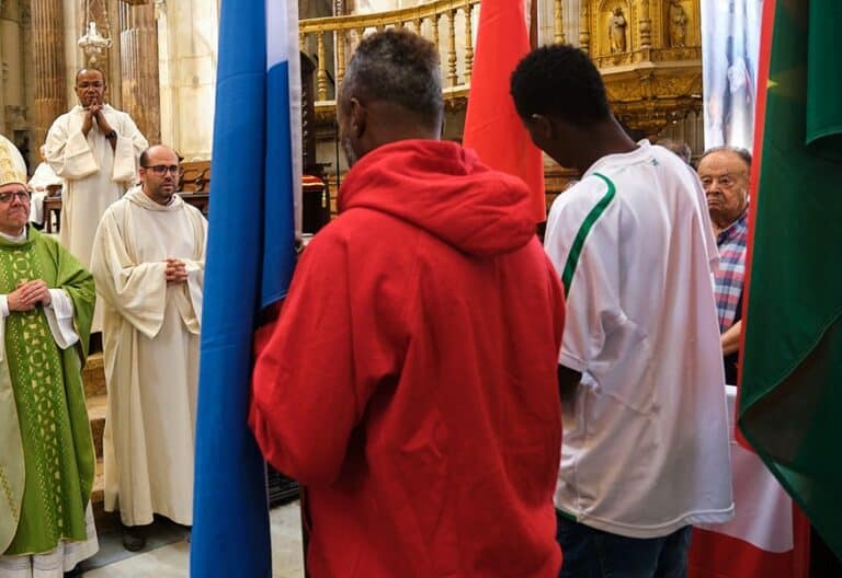 Ramón Valdivia, en la catedral de Cádiz. Foto: Diócesis de Cádiz