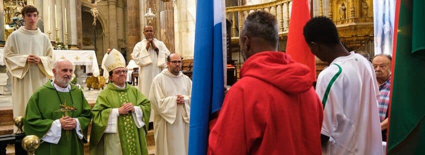 Ramón Valdivia, en la catedral de Cádiz. Foto: Diócesis de Cádiz