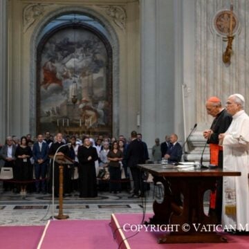 León XIV en la asamblea diocesana