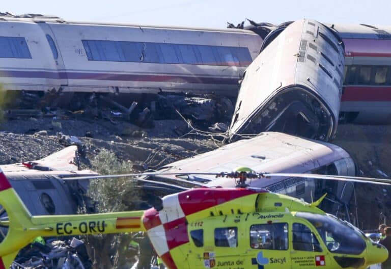Accidente ferroviario en Urda