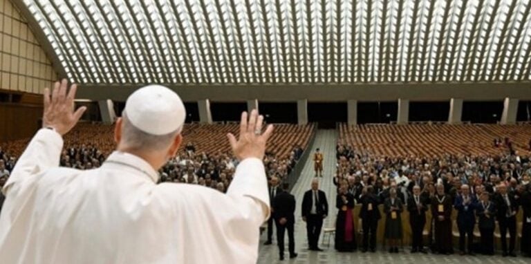 León XIV, con los participantes del Congreso Internacional sobre la Pastoral Escolar y