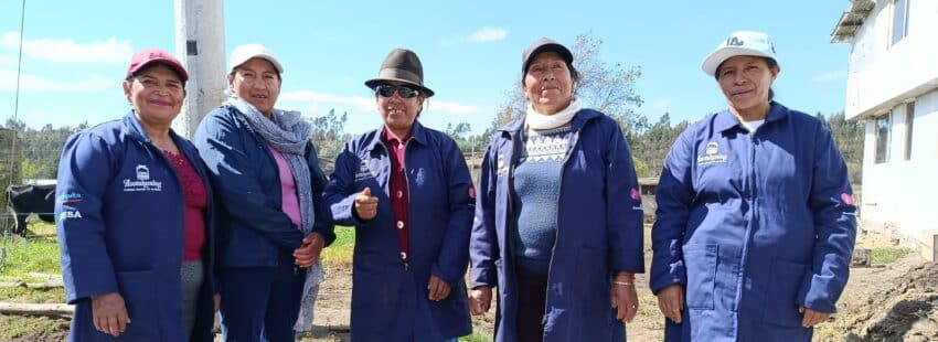 Centro de acopio de leche en San Andrés, Ecuador