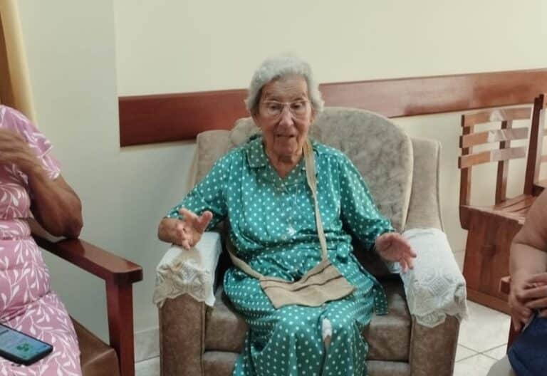 Herminia Altieri, misionera centenaria en Perú