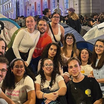 Protestas vivienda. Jóvenes