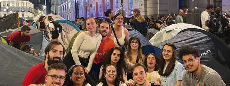 Protestas vivienda. Jóvenes