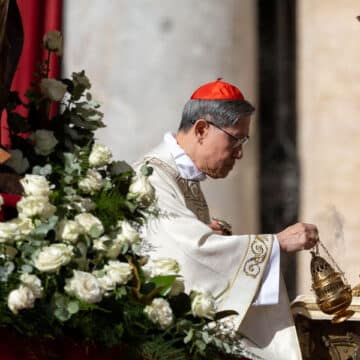 El cardenal Tagle, en la misa de clausura del Encuentro 'Amoris laetitia'