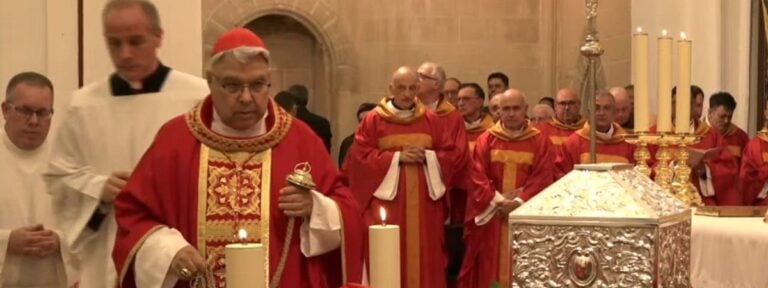 El cardenal Semeraro, en la beatificación de los mártires de Ibiza. Foto: VN