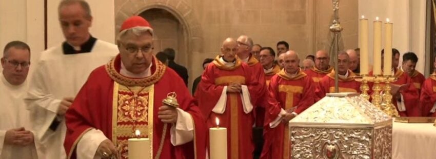 El cardenal Semeraro, en la beatificación de los mártires de Ibiza. Foto: VN