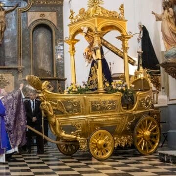 Francisco Cerro, en el funeral por las víctimas de la tragedia ferroviaria en Urda. Foto: Efe