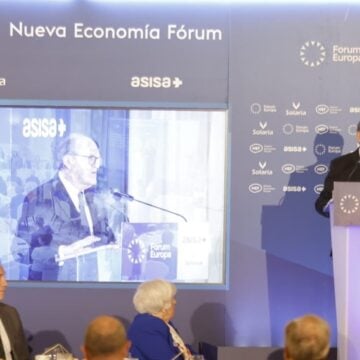 Ángel Gabilondo, en Nueva Economía Fórum. Foto: Defensor del Pueblo