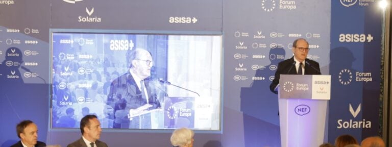 Ángel Gabilondo, en Nueva Economía Fórum. Foto: Defensor del Pueblo