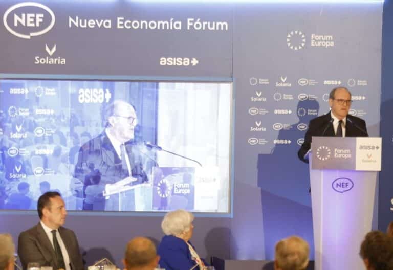 Ángel Gabilondo, en Nueva Economía Fórum. Foto: Defensor del Pueblo