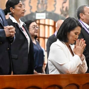 La presidenta de Perú, Keiko Fujimori