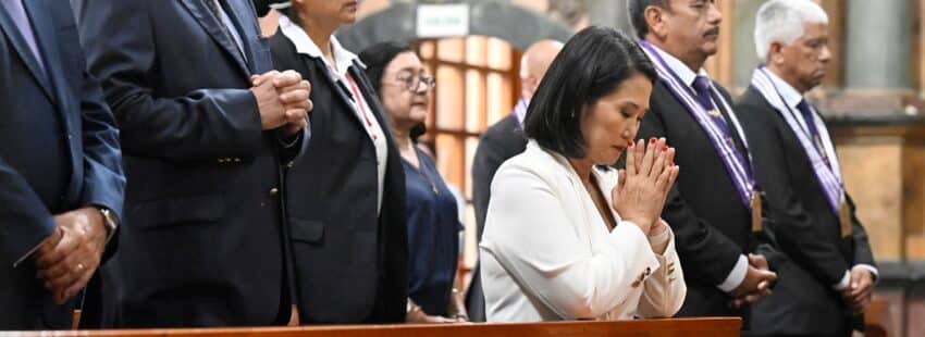 La presidenta de Perú, Keiko Fujimori