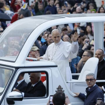 El papa León XIV, en la audiencia general