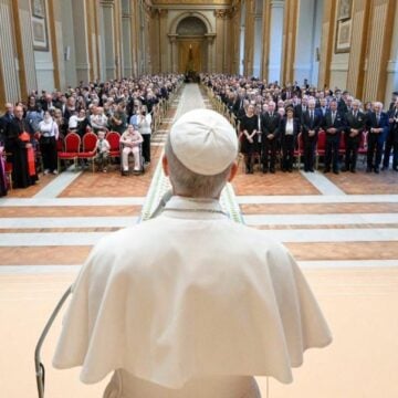 León XIV recibe al Circolo San Pietro. Foto: Vatican Media
