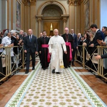 León XIV recibe al Circolo San Pietro. Foto: Vatican Media