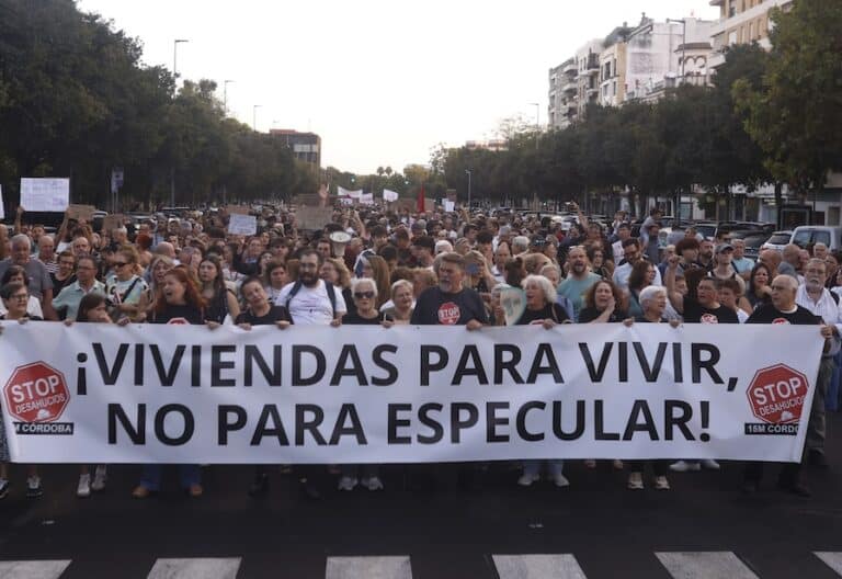 manifestacion vivienda en Córdoba