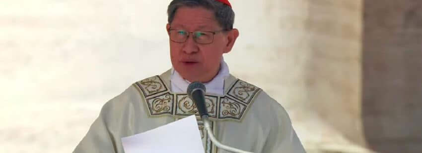 El cardenal Tagle, en la misa de clausura del Encuentro 'Amoris laetitia'