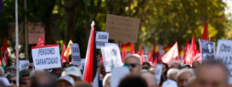 Protestas pensiones